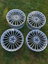 4x Diewe Presto argento silber 9.5x21" ET30 LK5 112 ML 66.6 Alufelgen 21 Zoll