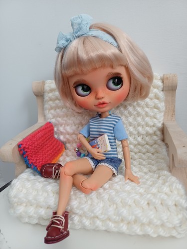 Customed blythe puppe - 💙💙,