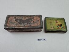 2x Dosen Blech Hignett's Goldeye Butterfly / Leukoplast Schnellverband #250413