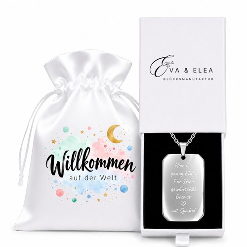 Kette mit gravur - mit,