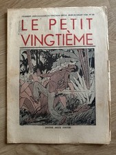 Tim & Struppi Tintin - Le Petit Vingtieme 30.07.1936 (Fetisch) komplett RAR