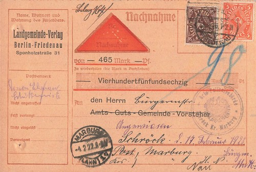 163258 nachnahmekarte aus - 163258),