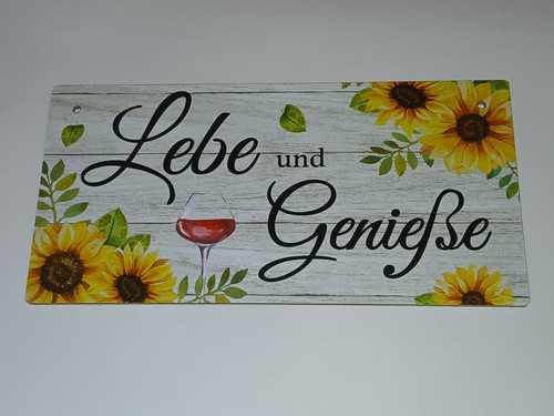 Holzschild mit spruch neu - holzschild,