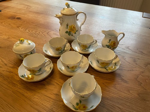 Meissen mokka service gelbe - mokka-service,