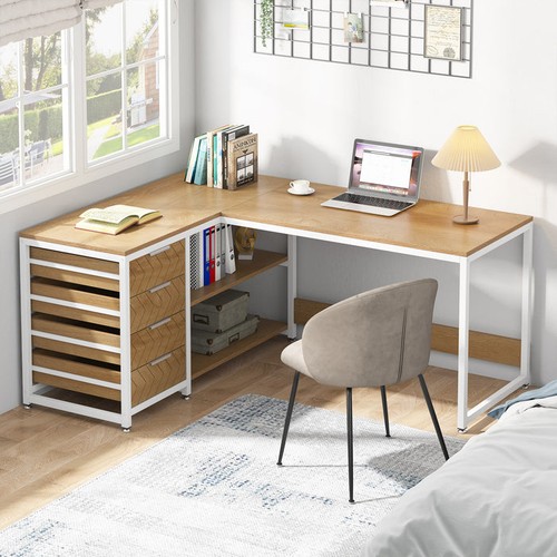 Tribesigns schreibtisch mit - mit, 4