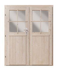 Gartenhaus Doppelflügeltür