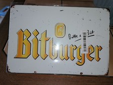 super cooles BLECHSCHILD von BITBURGER  neu ovp in Folie ca. 30x 20 cm