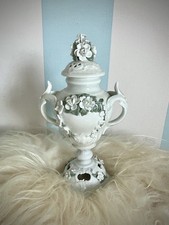 Porzellan-Deckelvase