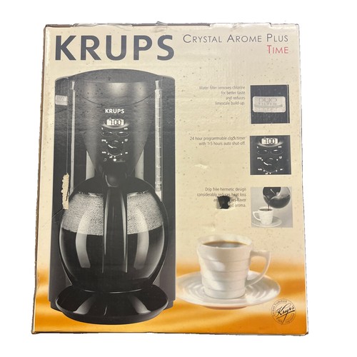 New krups crystal arome - new,