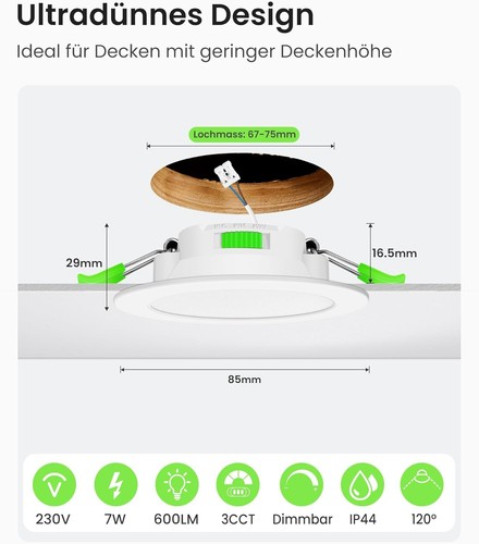 Alusso led einbaustrahl - einbaustrahl,, 3