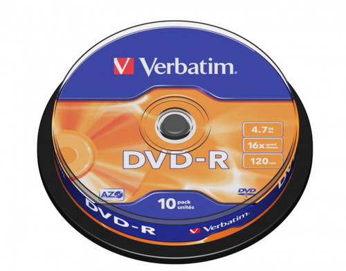 Verbatim dvd gb - dvd-r, azo