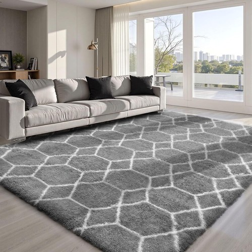 Hochflor teppich wohnzimmer - teppich,