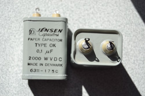Jensen capacitors 1 - capacitors, x