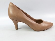 Clarks Isadora Faye Altrosa Leder Halbhoher Absatz Schuhe UK 3 E Weite