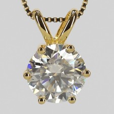 4 Karat Moissanit Anhänger