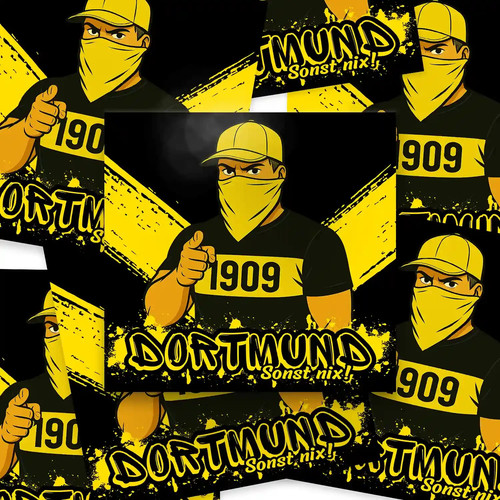 100x dortmund aufkleber - dortmund, aufkleber/