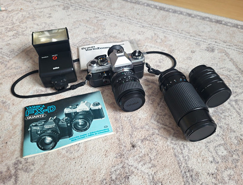 Yashica quartz kamera 2 - fx-d,