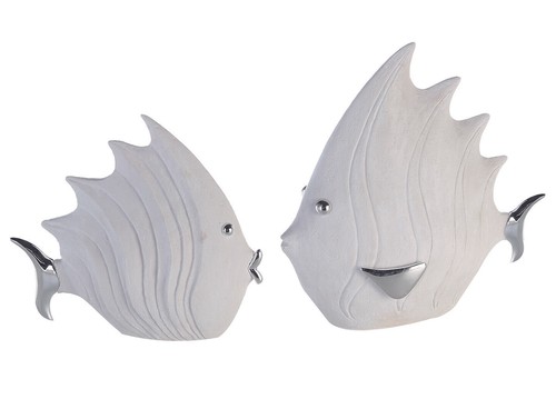 Deko figur fisch 2er - 2er, set