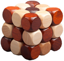 Schlangen-Puzzle aus Holz