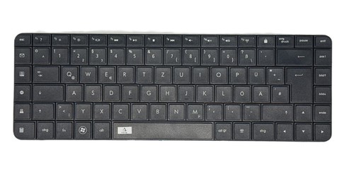 Deutsche schwarz tastatur - schwarz,
