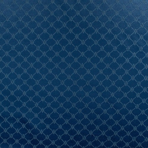 Dekostoff jacquard raute blau - dekostoff,