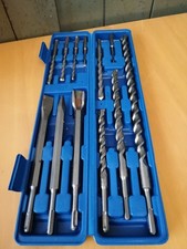 SDS Plus Bohrer Meißel Set 12-tlg. Stein & Betonbohrer mit Koffer