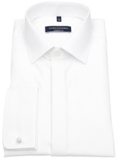 Casa Moda Smokinghemd Comfort Fit Umschlagmanschette weiß - ohne OVP