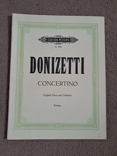 Donizetti concertino englisch - donizetti,