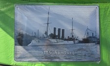 Blechschild 20x30 SMS Hamburg