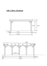 Carport 7 00 m - carport, 7,00