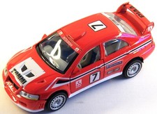 Modellauto Mitsubishi Lancer Evolution VII WRC 1:32 Rückzugsmotor öffenb. Türen
