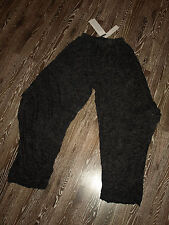 Barbara Speer Lagenlook Weite Hose mit dekorativer Knotenoptik anthra Print 