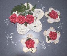 SET Tischdeko Deko zu Hochzeit Kommunion Kommunionkleid Konfirmation Taufe Party