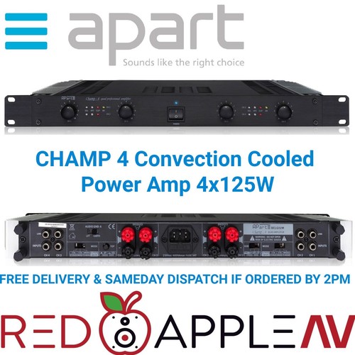 Apart champ endstufe 4x125w - apart,