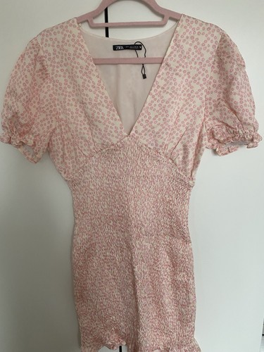 Zara sommer kleid mit volant - zara,