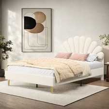 Doppelbett Polsterbett 140x200 cm Kinderbett Bettgestell mit Lattenrost,Kopfteil