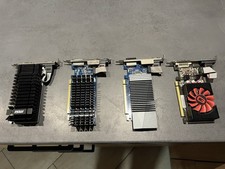 4x Grafikkarten Geforce GT  730, 430, 210, 710