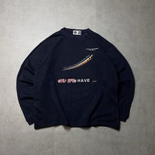 90s Tribesman Classic Sweatshirt XXL Sky Rats Graphic Skydiving Merch Boxy Fit