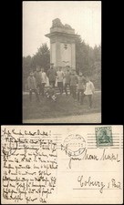Denkmäler Kriegerdenkmäler Soldatengruppe 1910 Privatfoto gel Rollstempel Trier