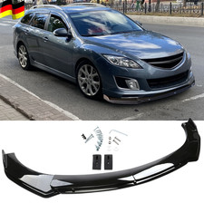 Für Mazda 6 GH Spoilerschwert Lippe Frontspoiler Spoilerlippe Schwarz glänzend