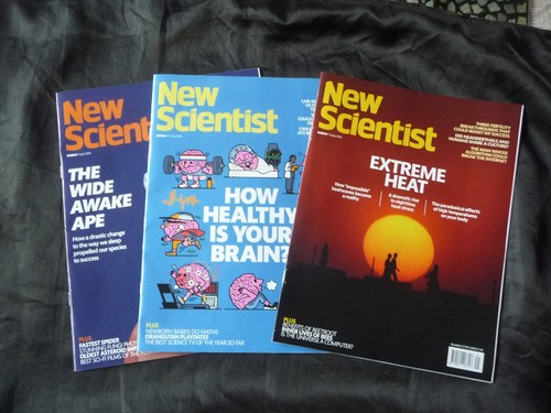 New scientist magazines 3 - scientist, x