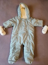 Baby Winter Overall mit Handschuhen  Gr. 68 hält sehr warm