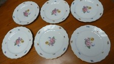 6 Speiseteller Hutschenreuther Dresden Moritzburg