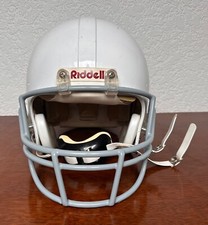 Riddell American Football Helmet Weiss Herren Large Helm Gebraucht