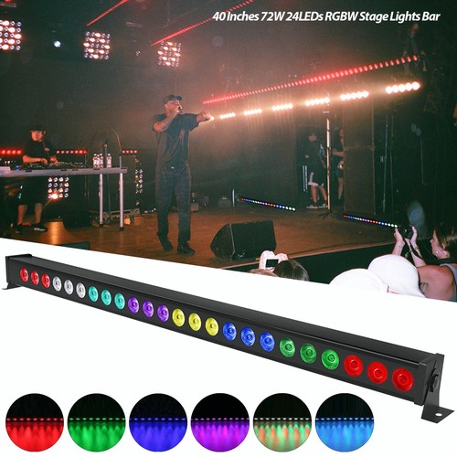 Rgb dmx led lichtleiste - 24*4w,