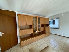 Wohnwand Wohnzimmerschrank Schrankwand Eiche massiv Vitrine Bar