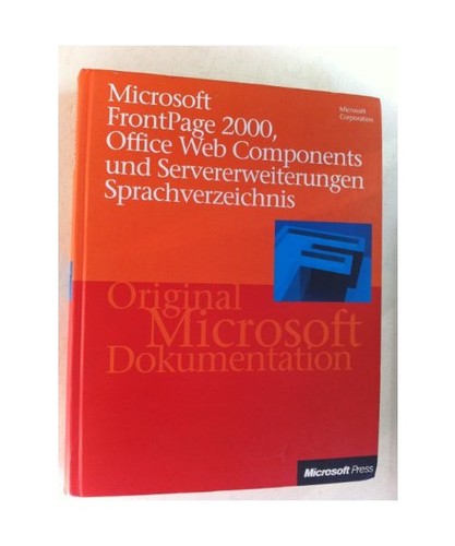 Microsoft frontpage 2000 - microsoft,