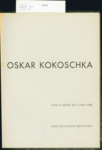 Oskar kokoschka vom märz - kokoschka.,