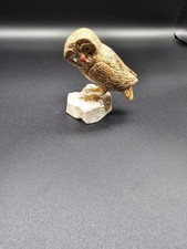 Edelstein Vogel  aus Brasilien Vogelgröße 8x3cm Sockel 5x2cm