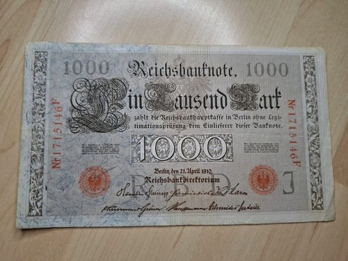 1000 reichsmark reichsbanknote - 1000,